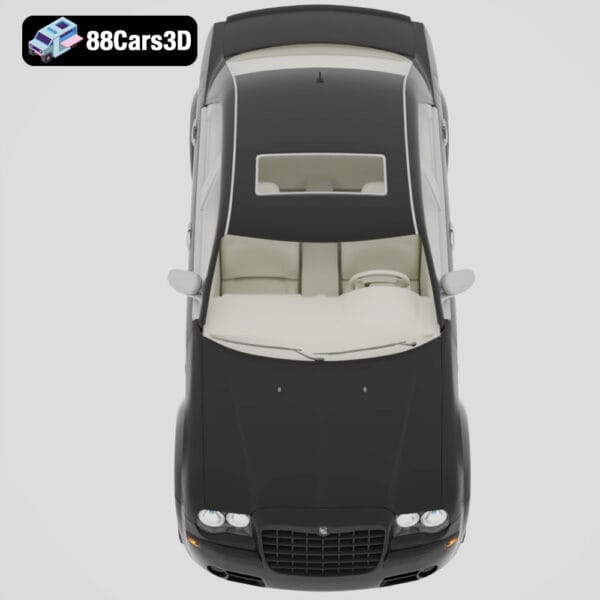 Chrysler 300-007 Chrysler 300 3D Model Luxury Sedan for Rendering