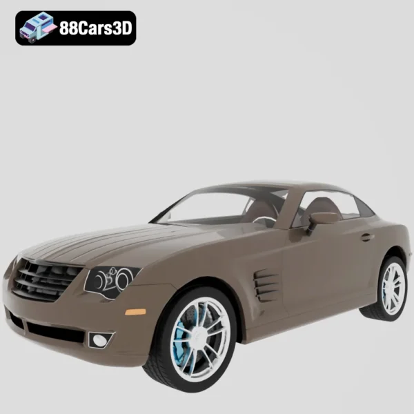Chrysler Crossfire 3D Model Sports Coupe for Rendering