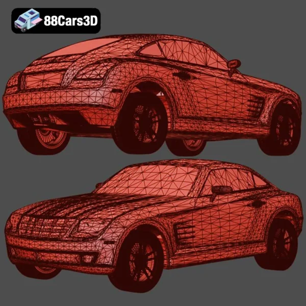Chrysler_Crossfire-007 Chrysler Crossfire 3D Model Sports Coupe for Rendering