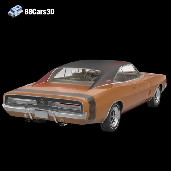 Dodge Charger 1968-002 American Muscle & Classics Pack 4 in 1 Ford Dodge Chevrolet 3D Printable STL