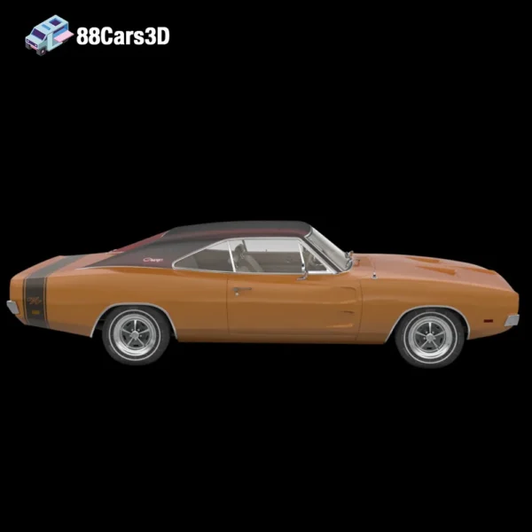Dodge Charger 1968-003 American Muscle & Classics Pack 4 in 1 Ford Dodge Chevrolet 3D Printable STL