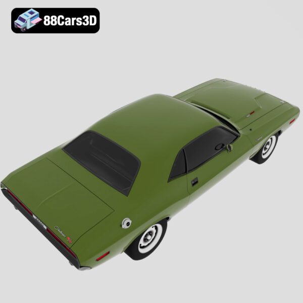 Dodge Challenger RT Hemi 1970 3D Model Iconic Mopar Muscle