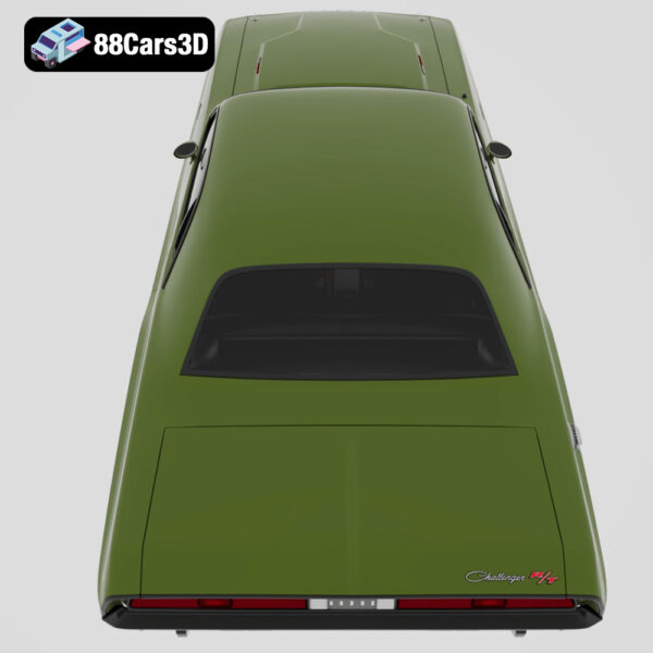 Dodge Challenger RT Hemi 1970 3D Model Iconic Mopar Muscle