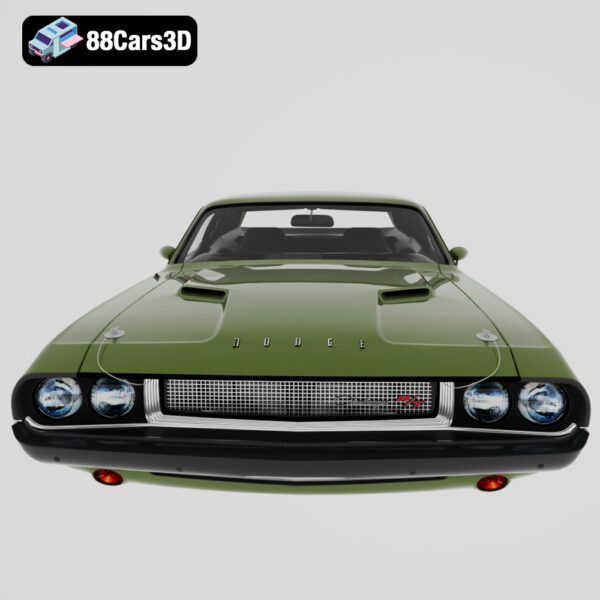 Dodge Challenger RT Hemi 1970 3D Model Iconic Mopar Muscle