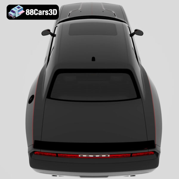 Dodge Challenger SRT8 Quinton Rampage Jackson 2010 3D Model