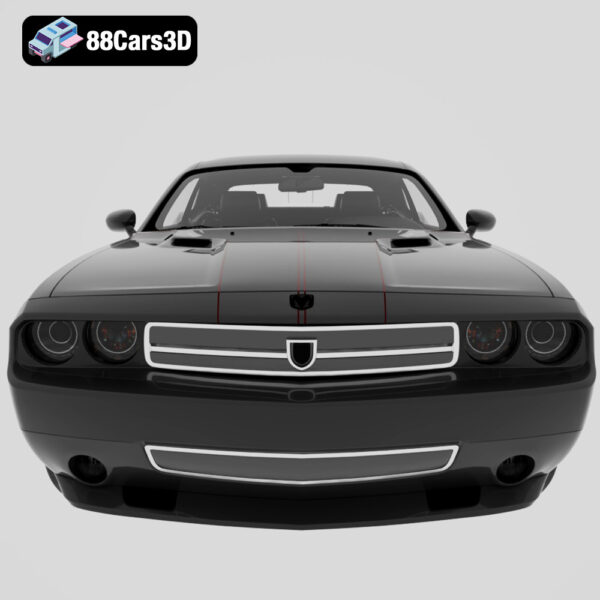 Dodge Challenger SRT8 Quinton Rampage Jackson 2010 3D Model