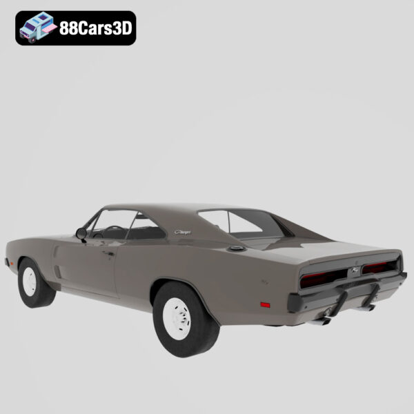 Dodge_Charger_R_T_SE_1969-003 Dodge Charger RT SE 1969 3D Model Classic Mopar Muscle Coupe