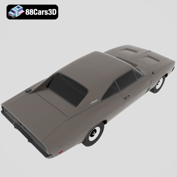 Dodge_Charger_R_T_SE_1969-005 Dodge Charger RT SE 1969 3D Model Classic Mopar Muscle Coupe