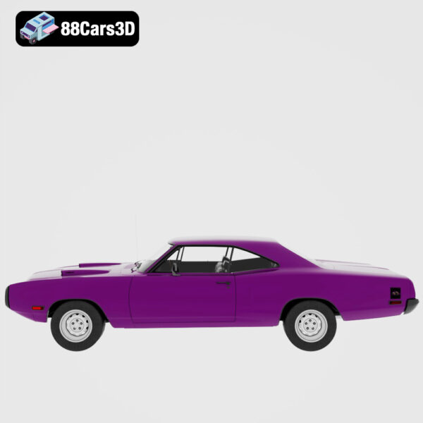 Dodge Coronet Super Bee 1970 3D Model Mopar B Body Muscle 3D Printable STL