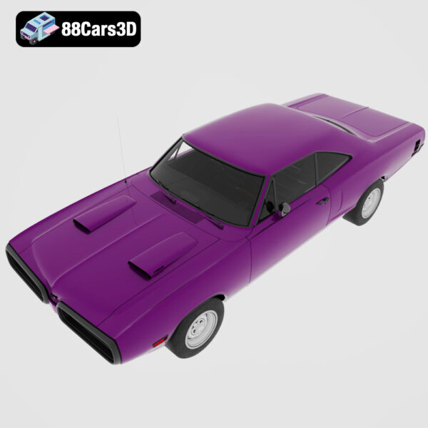 Dodge Coronet Super Bee 1970 3D Model Mopar B Body Muscle 3D Printable STL