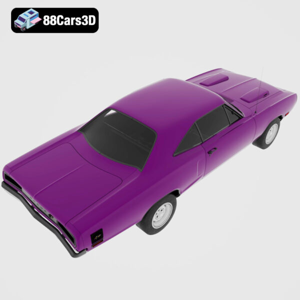 Dodge Coronet Super Bee 1970 3D Model Mopar B Body Muscle 3D Printable STL