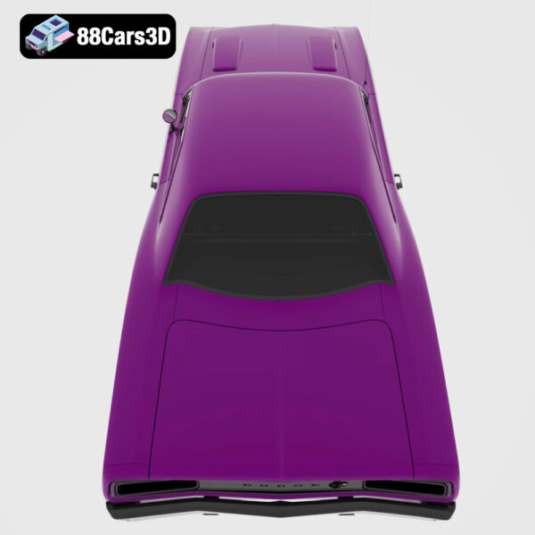 Dodge Coronet Super Bee 1970 3D Model Mopar B Body Muscle 3D Printable STL