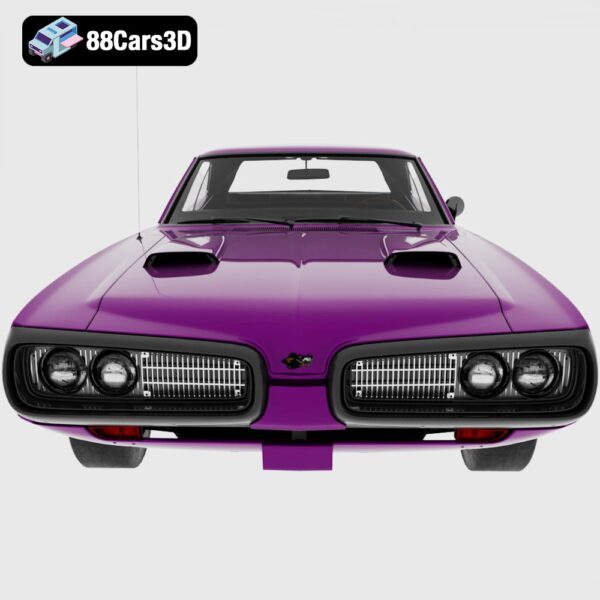 Dodge Coronet Super Bee 1970 3D Model Mopar B Body Muscle 3D Printable STL