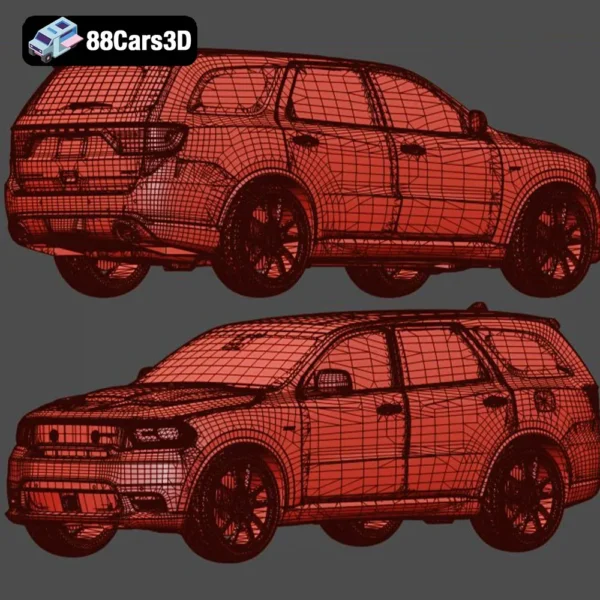 Dodge Durango 2018 3D Model  Full Size SUV