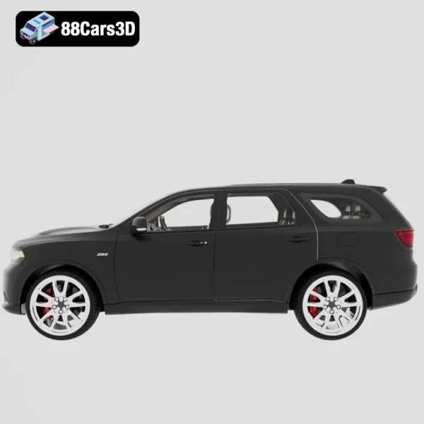 Dodge_Durango_SRT8_2018-002 Dodge Durango SRT8 2018 3D Model High Performance Full Size SUV