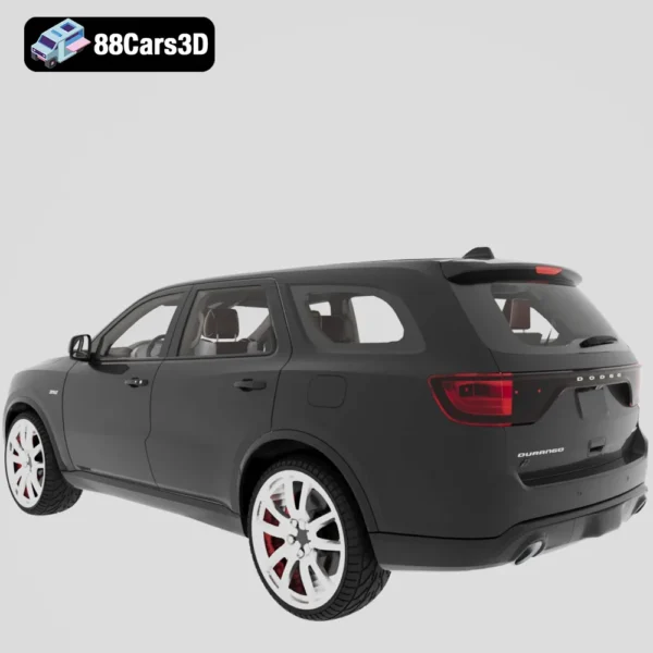 Dodge_Durango_SRT8_2018-003 Dodge Durango SRT8 2018 3D Model High Performance Full Size SUV
