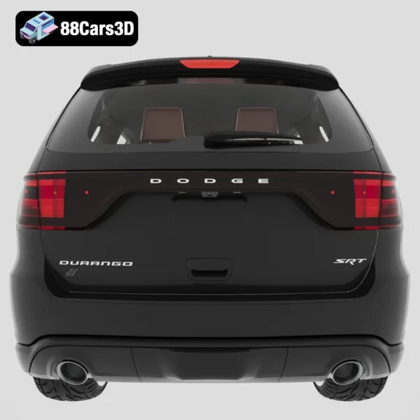 Dodge_Durango_SRT8_2018-006 Dodge Durango SRT8 2018 3D Model High Performance Full Size SUV