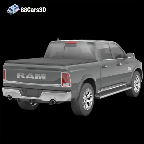 Dodge_RAM_1500_Laramie_Limited_2015_001 Dodge Ram 1500 Laramie Limited 3D Model Luxury Pickup for Rendering
