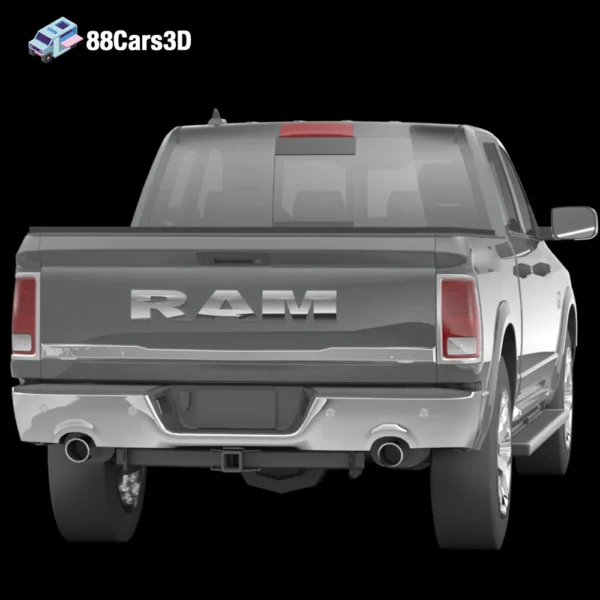 Dodge_RAM_1500_Laramie_Limited_2015_007 Dodge Ram 1500 Laramie Limited 3D Model Luxury Pickup for Rendering
