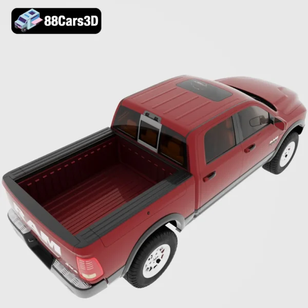 Dodge_Ram_1500_Rebel_2015-005 Dodge Ram 1500 Rebel 2015 3D Model Rugged Pickup Truck