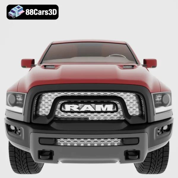 Dodge_Ram_1500_Rebel_2015-006 Dodge Ram 1500 Rebel 2015 3D Model Rugged Pickup Truck