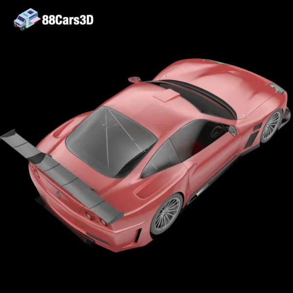 Ferrari 575 Modena 3D Model Luxury Sports Car for Rendering