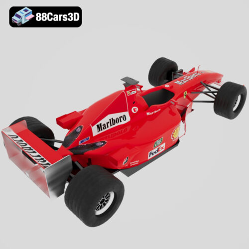 Ferrari-F1-005 Ferrari F1 3D Model