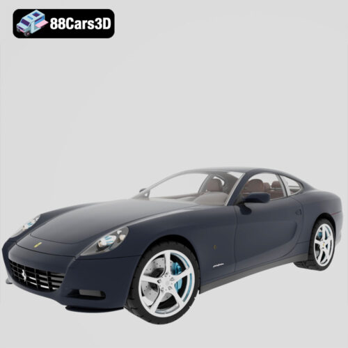 Ferrari_612_Scaglietti-001 Ferrari 612 Scaglietti 3D Model Luxury Grand Tourer Sports Car