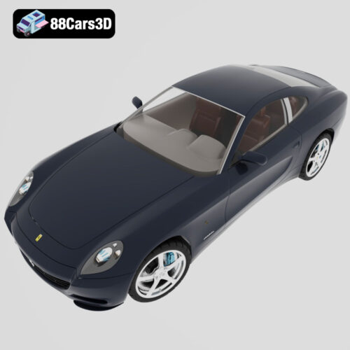 Ferrari_612_Scaglietti-004 Ferrari 612 Scaglietti 3D Model Luxury Grand Tourer Sports Car