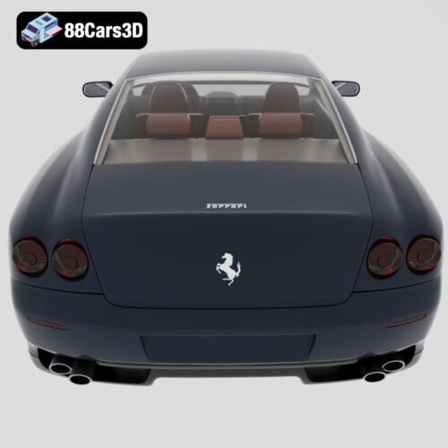 Ferrari_612_Scaglietti-006 Ferrari 612 Scaglietti 3D Model Luxury Grand Tourer Sports Car