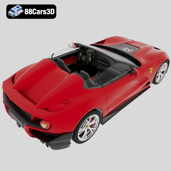 Ferrari_F12_TRS_Roadster_2015-005 Ferrari F12 TRS Roadster 2025 3D Model Luxury Roadster for Rendering