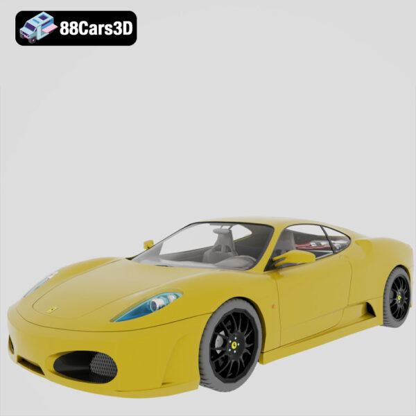 Ferrari F430 3D Model Italian Sports Car