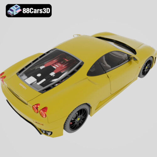 Ferrari_F430-005 Ferrari F430 3D Model Italian Sports Car