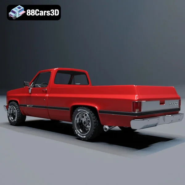 Ford Coupe Chevrolet CK 1939 3D Model Classic Car