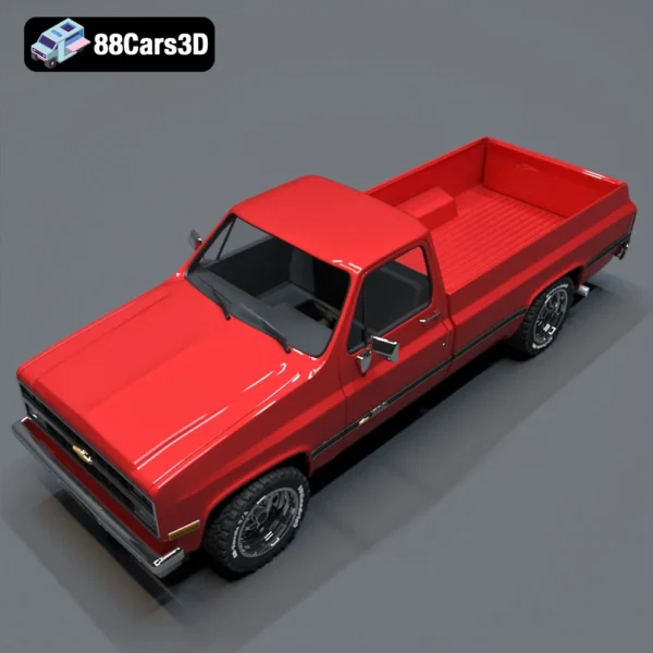 Ford Coupe Chevrolet CK 1939 3D Model Classic Car