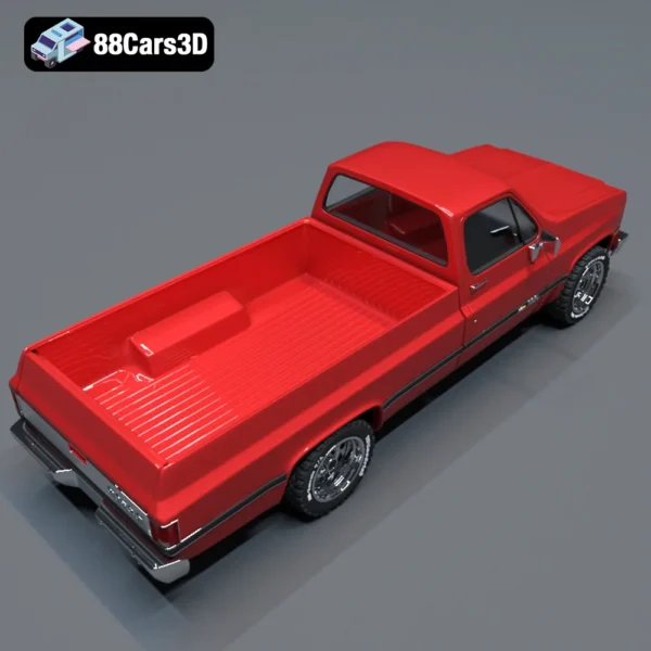 Ford Coupe Chevrolet CK 1939 3D Model Classic Car