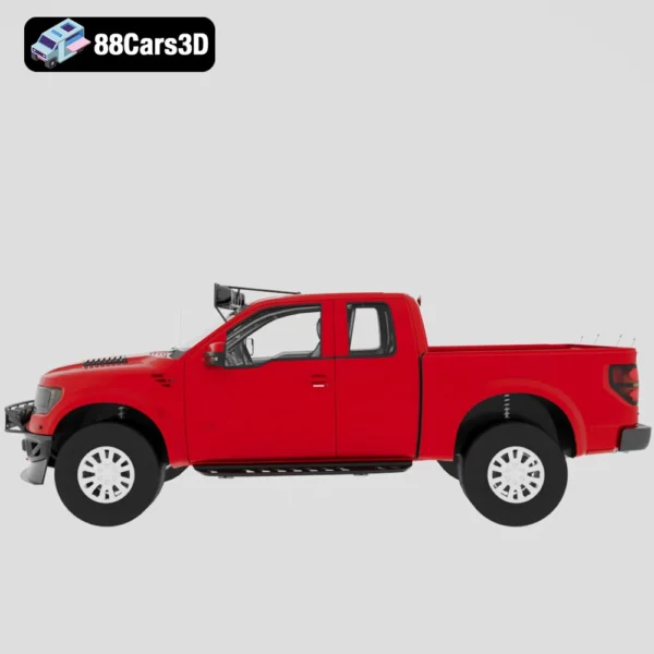 Ford F150 SVT Raptor 2011 3D Model  High Performance Off Road Pickup