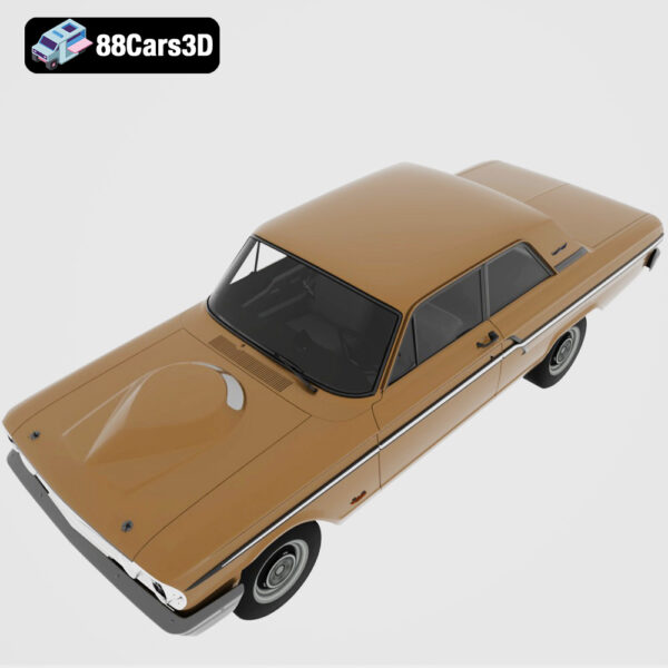 Ford_Fairlane_Thunderbolt_1964-004 Ford Fairlane Thunderbolt 1964 3D Model Factory Super Stock Drag Car