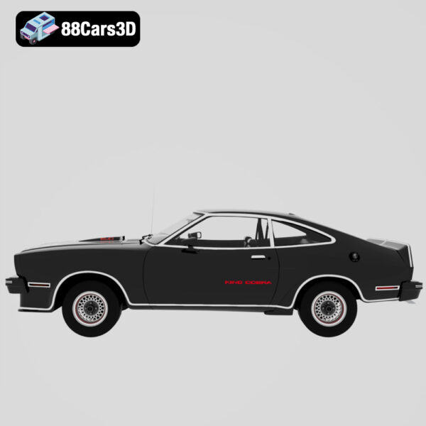 Ford_Mustang_King_Cobra_1978-002 Ford Mustang King Cobra 1978 3D Model One Year Special Edition Muscle