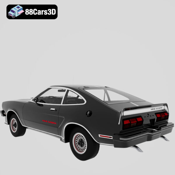 Ford_Mustang_King_Cobra_1978-003 Ford Mustang King Cobra 1978 3D Model One Year Special Edition Muscle