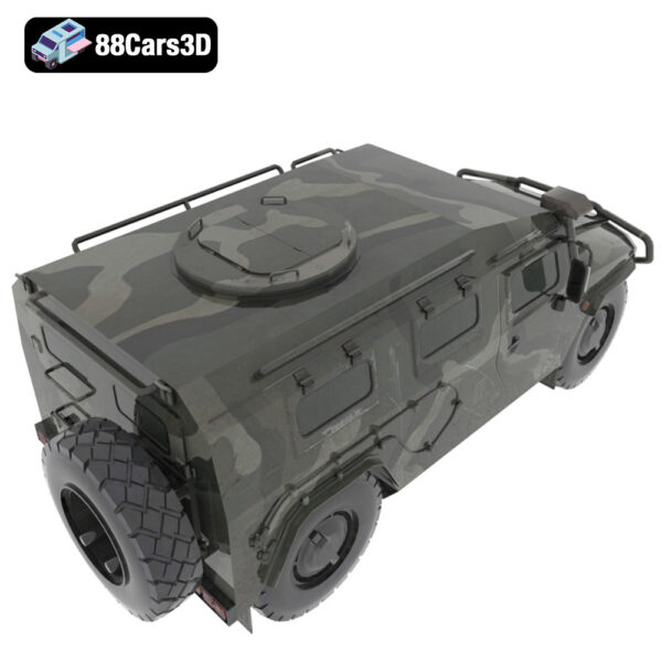 Gazelle-Turbo-Diesel-005 Gazelle Turbo Diesel 3D Model Light Commercial Van