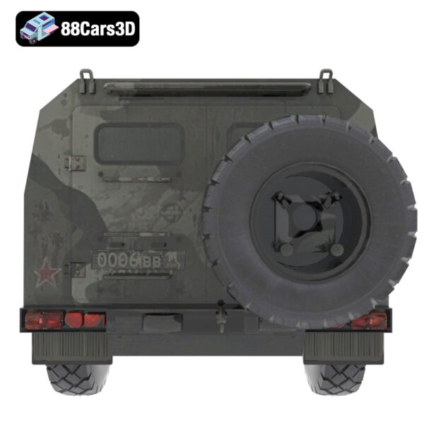 Gazelle-Turbo-Diesel-006 Gazelle Turbo Diesel 3D Model Light Commercial Van