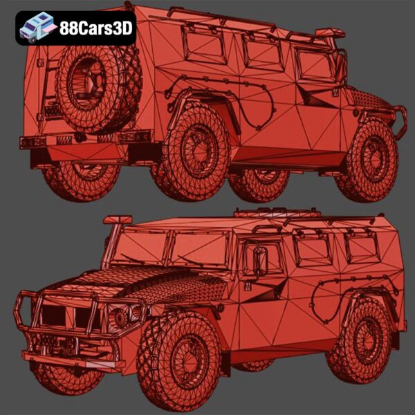 Gazelle-Turbo-Diesel-008 Gazelle Turbo Diesel 3D Model Light Commercial Van