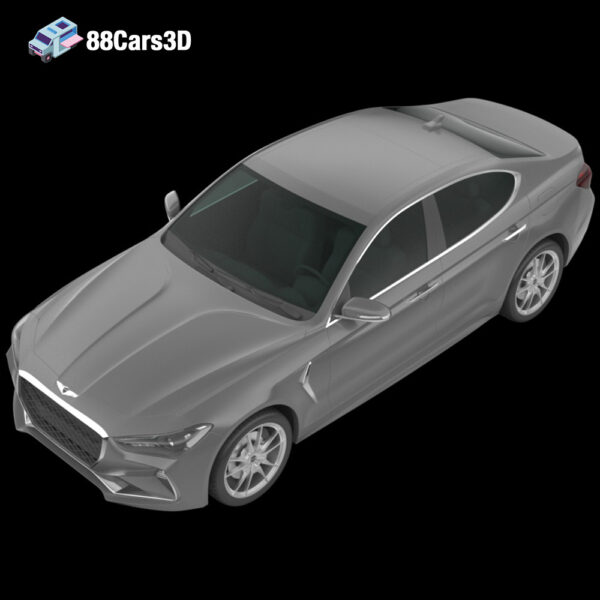 Genesis_G70_2018-005 Genesis G70 2018 3D Model Compact Luxury Sport Sedan