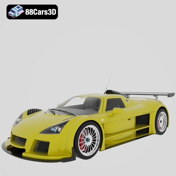 Gumpert Apollo 2010 3D Model Track Focused German Hypercar