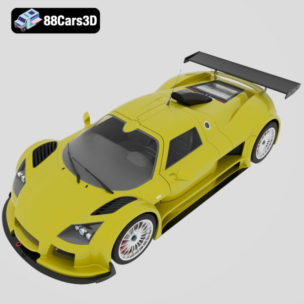 Gumpert Apollo 2010 3D Model Track Focused German Hypercar
