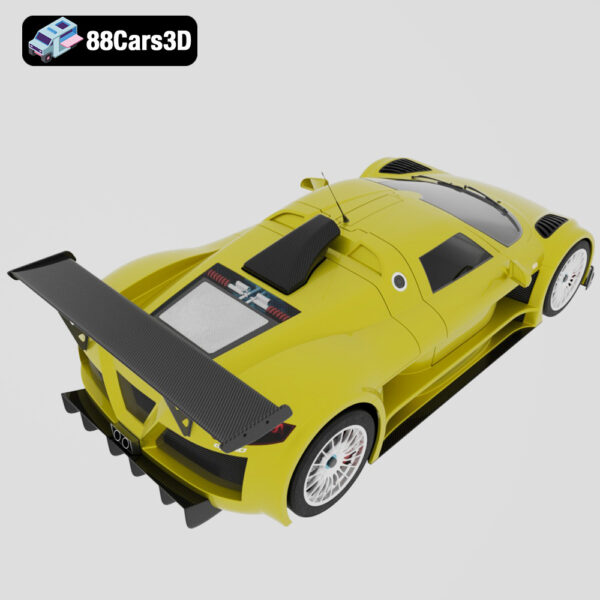 Gumpert Apollo 2010 3D Model Track Focused German Hypercar