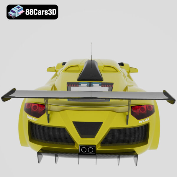 Gumpert Apollo 2010 3D Model Track Focused German Hypercar
