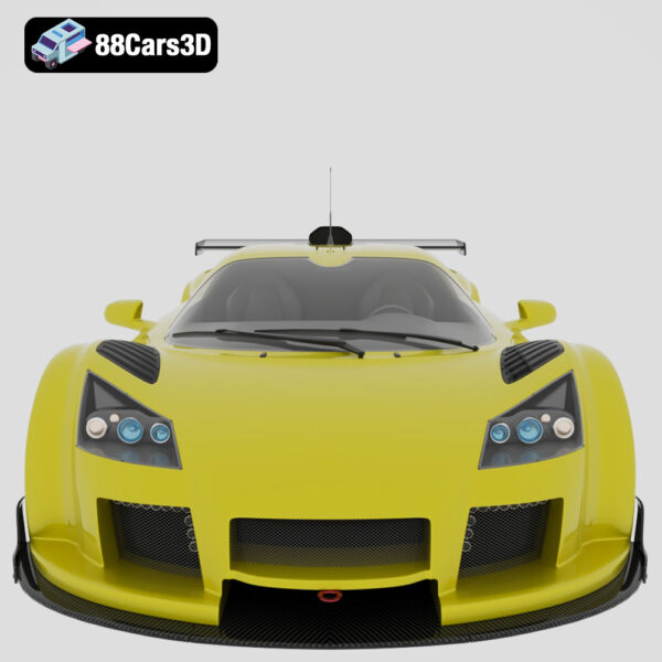 Gumpert Apollo 2010 3D Model Track Focused German Hypercar