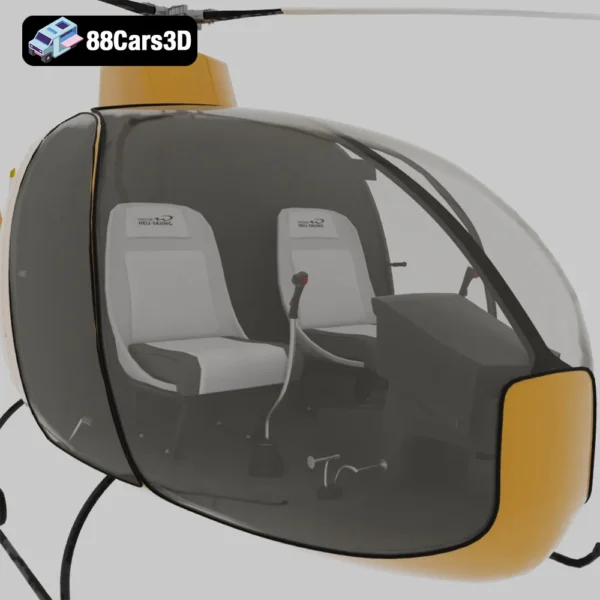HAD1 T Helineo 3D Model Advanced Military Drone for Rendering